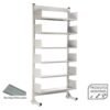 Estante Biblioteca de PAREDE com 06 Bandejas - 1,98x0,92x0,30m - NOBRE - 11108 .