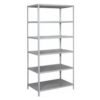 Estante de Aço com 06 Bandejas 60 cm (26/20) - 1,98x0,92x0,60m - Cinza - S.A - 16022