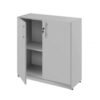 Armário Baixo com 02 Portas - 0,80x0,42x0,75m -  GEBBWORK - CINZA/CINZA - 21206 - Image 3