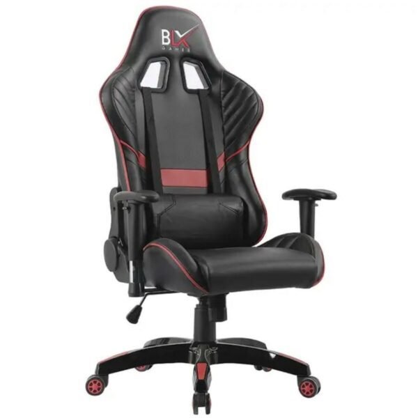 Cadeira Gamer Giratória BLX GAMER 6009G - Vermelho/Preto - 30031 - Image 2
