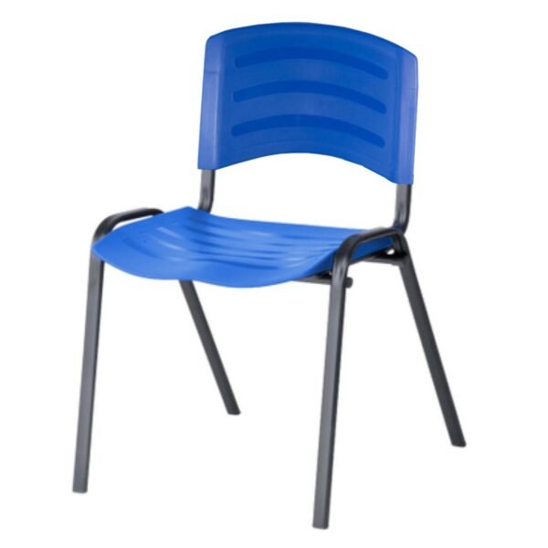 Cadeira Fixa Plástica  04 pés Cor Azul (Polipropileno) - 31207