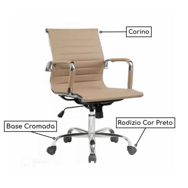 Cadeira DIRETOR Charles Eames Esteirinha FENDI - 32890 - Image 2
