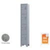 Roupeiro de Aço c/ 04 Portas Pequenas - 1,96x0,33x0,36m - CZ/CZ - AMAPA - 10102