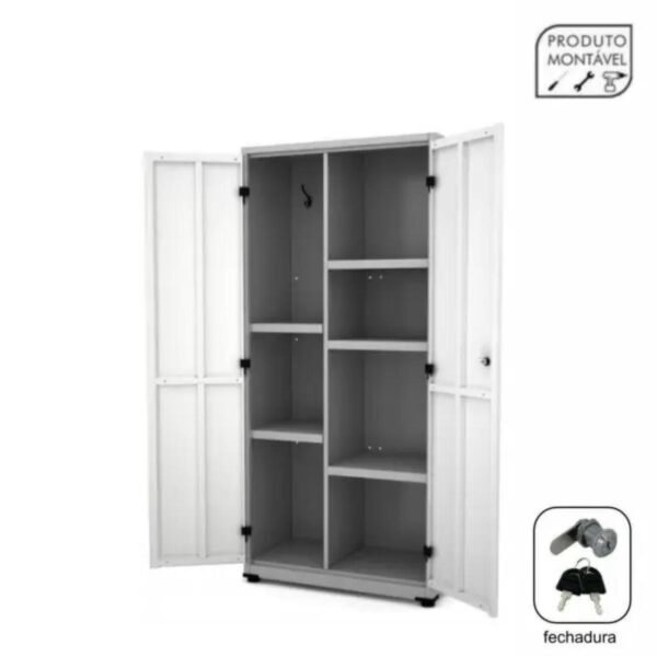 Armários de Aço MULTIUSO BAIXO - 1,62x0,75x0,40m - PANDIN - CZ/CZ - 12005 .
