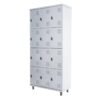 Armário Roupeiro de Aço c/ 12 Portas PEQUENAS - 1,95x0,92x0,40m - SA - CZ/CZ - 14001