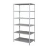 Estante de Aço com 06 Bandejas 60 cm (22/18) - 1,98x0,92x0,60m - Cinza - SA - 16016
