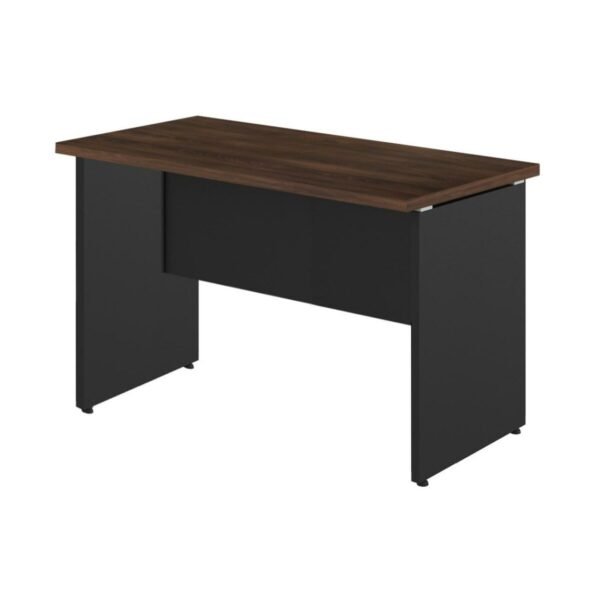 Mesa Escritório 1,50x0,60m - S/ Gavetas - WORKSTART - MARSALA / PRETO - 23472.