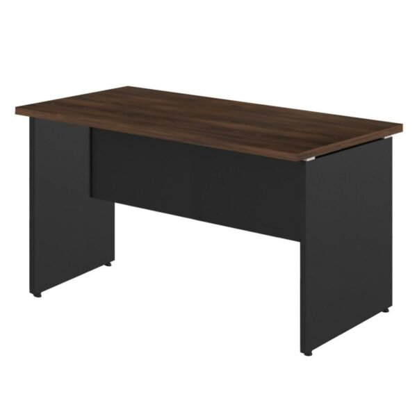 Mesa Escritório 1,70x0,60m - S/ Gavetas - WORKSTART - MARSALA / PRETO - 23474.