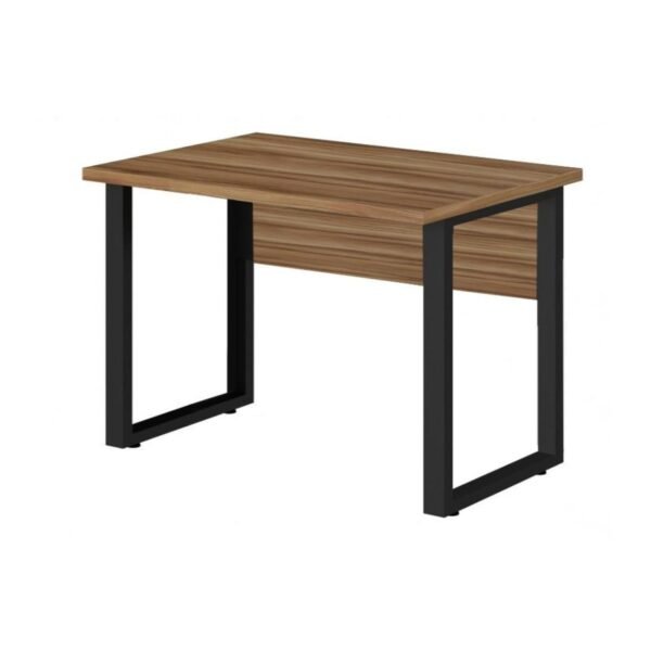 Mesa Escritório PÉ QUADRO - 1,20x0,60m - S/ Gavetas - NOGAL SEVILHA/PRETO - 24469 - Image 3