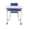 Kit Escolar Individual AZUL – (Mesa e Cadeira) – INFANTIL – MADEIRA - COR AZUL - 40085 - Image 3