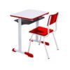 Kit Escolar Individual VERMELHO – (Mesa e Cadeira) – INFANTIL – MADEIRA - COR VERMELHO - 40086 - Image 2