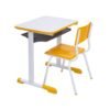Kit Escolar Individual AMARELO – (Mesa e Cadeira) – INFANTIL – MADEIRA - COR AMARELO - 40088 - Image 2