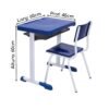 Kit Escolar Individual  AZUL – (Mesa e Cadeira) – INFANTIL 03 a 06 Anos – REALPLAST - 41089 - Image 4