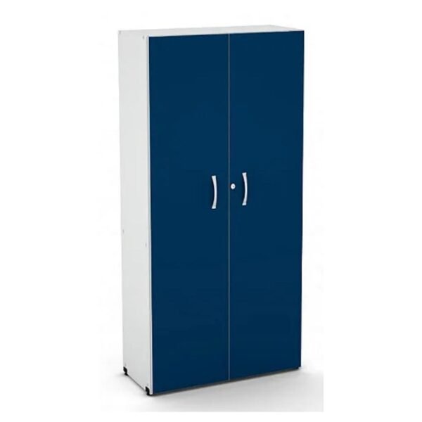 Armário Alto Fechado com 02 Portas - 1,59X0,80X0,42m  -  AZUL/CZ - 44102